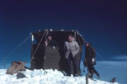 Messamer, Uhte, and Newcomer at Station Manzano. Image