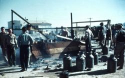Mess tent fire Image