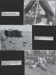 The computing office and tent at the triangulation party main camp Image