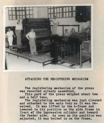 Installation of Harris-Offset Press Image