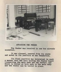 Installation of Harris-Offset Press Image