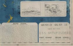 Narrative of the second voyage of the PATHFINDER with line drawings of the PATHFINDER during World War II and of the headquarters of the USN Hydrograp Image