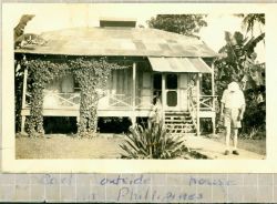 Home of Carl Mast and his family in the Philippine Islands during his 1930's tour of duty. Image