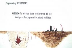 Graphic of earthquake epicenter and damage to man-made structures. Image
