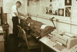 Equipment at Coast and Geodetic Survey geophysical observatory Image