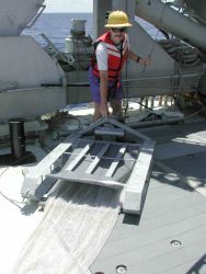 A benthic sled which is used to sample the ocean bottom for various types of fish and invertebrates Image