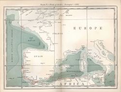 Plate V - track of H.M.S Image