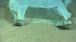 Plastic trash on the seafloor. Image