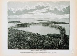Channel herring weir near Eastport, Maine; controls channel between islands From a photograph by T Image