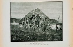 Camp of mullet fishermen, North Carolina From a photograph Image