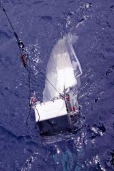 Plankton multinet deployed for a NPRB survey. Image