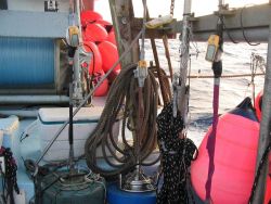 An assemblage of fishing gear Image