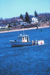 A lobster boat Image