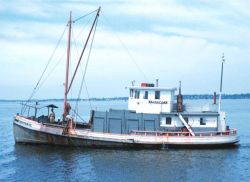 A Long Island Sound oyster boat Image