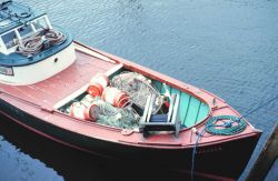 A salmon gillnetter at Astoria on the Columbia River Image