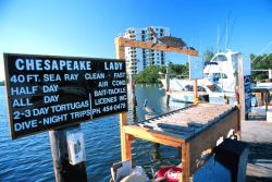 Party boats go out for a 1/2 day of fishing from the Getaway Marina Image