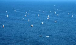 Part of the fleet taking part in the United States Atlantic Tuna Tournament Image