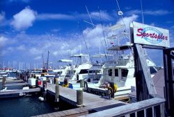 A dock in Port Aransas, Texas, mirror the thousands in the country that berth the massive U.S Image