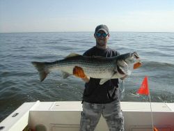 Marc Salyers displaying a lunker 