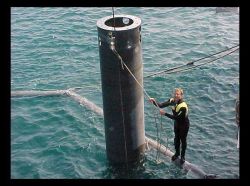 Deployment of an Ocean Spar Sea Station 600 off MS by the Gulf of Mexico Offshore Aquaculture Consortium