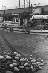 Repairing salmon nets Image