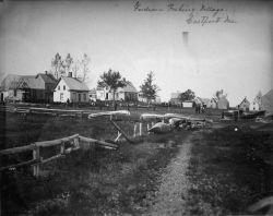 Indian fishing village, Eastport, ME. Image