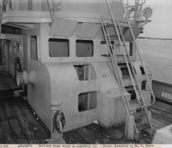 Enclosed trawl winch on the ALBATROSS III. Image