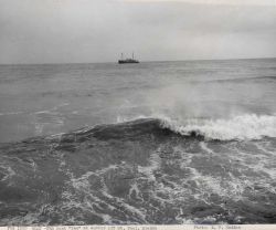 FWS ship DENNIS WINN, coastal freighter 244-540, anchored off St Image