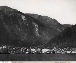 A view of Juneau from the water Image