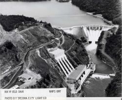 Mayfield Dam on the Cowlitz River Image