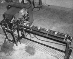 Assembled commercial prototype of a crab cleaner-debacker machine developed by the American Scientific Corporation for BCF Image