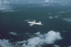 NOAA P-3 N43RF in flight Image