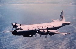 NOAA P-3 N42RF in flight Image