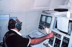 Flight director's station on P-3. Image