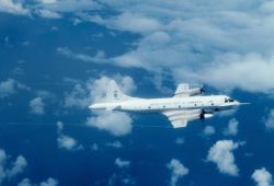 NOAA Lockheed WP-3D Orion turboprop aircraft, a P-3 variant. Image