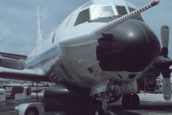 NOAA Lockheed WP-3D Orion turboprop aircraft, a P-3 variant. Image