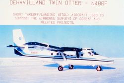 Dehavilland twin Otter - N48RF  - Short takeoff/landing aircraft used to support the airborne surveys of OCSEAP and related projects. Photo