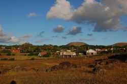 A view of Rapa Nui (Easter Island) Image