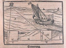 Determining location of objects across bodies of water Image