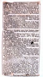An early example of Coast Survey Notice to Mariners Image
