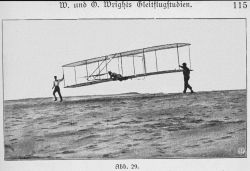 Early Wright Brothers aircraft Image