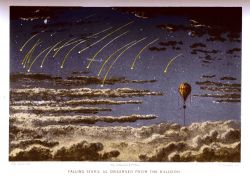 Falling stars as seen from the balloon Image