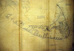 Portion of chart showing Nantucket Island in: 
