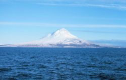 Augustine Volcano in Lower Cook Inlet Image