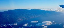 Aerial view of a Hawaiian island Image