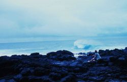 Mesmerized by the eternal crashing of waves. Image