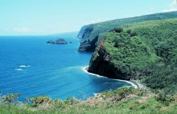 Looking southeast along the Kohala Mountains from the northwest tip of Hawaii Image