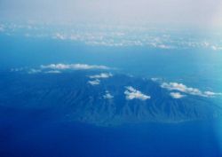 Kauai from the air. Image