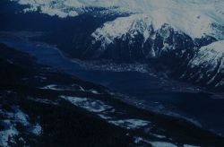 Gastineau Channel looking east at Juneau Image