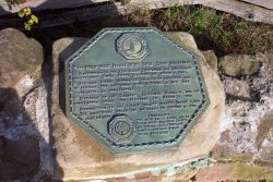 Plaque commemorating Old Cape Henry Lighthouse, the first public works project undertaken by the United States Government in 1791 and was completed in Image